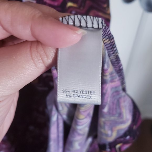 Avenue Plus Size Tribal Printed Wrap Dress 14/16W - Picture 3 of 7